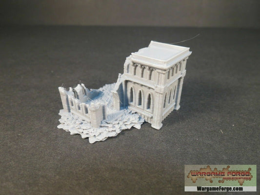 Gothic Epic Ruined Building 9 | Tabletop Wargame Terrain | Battletech | Warhammer