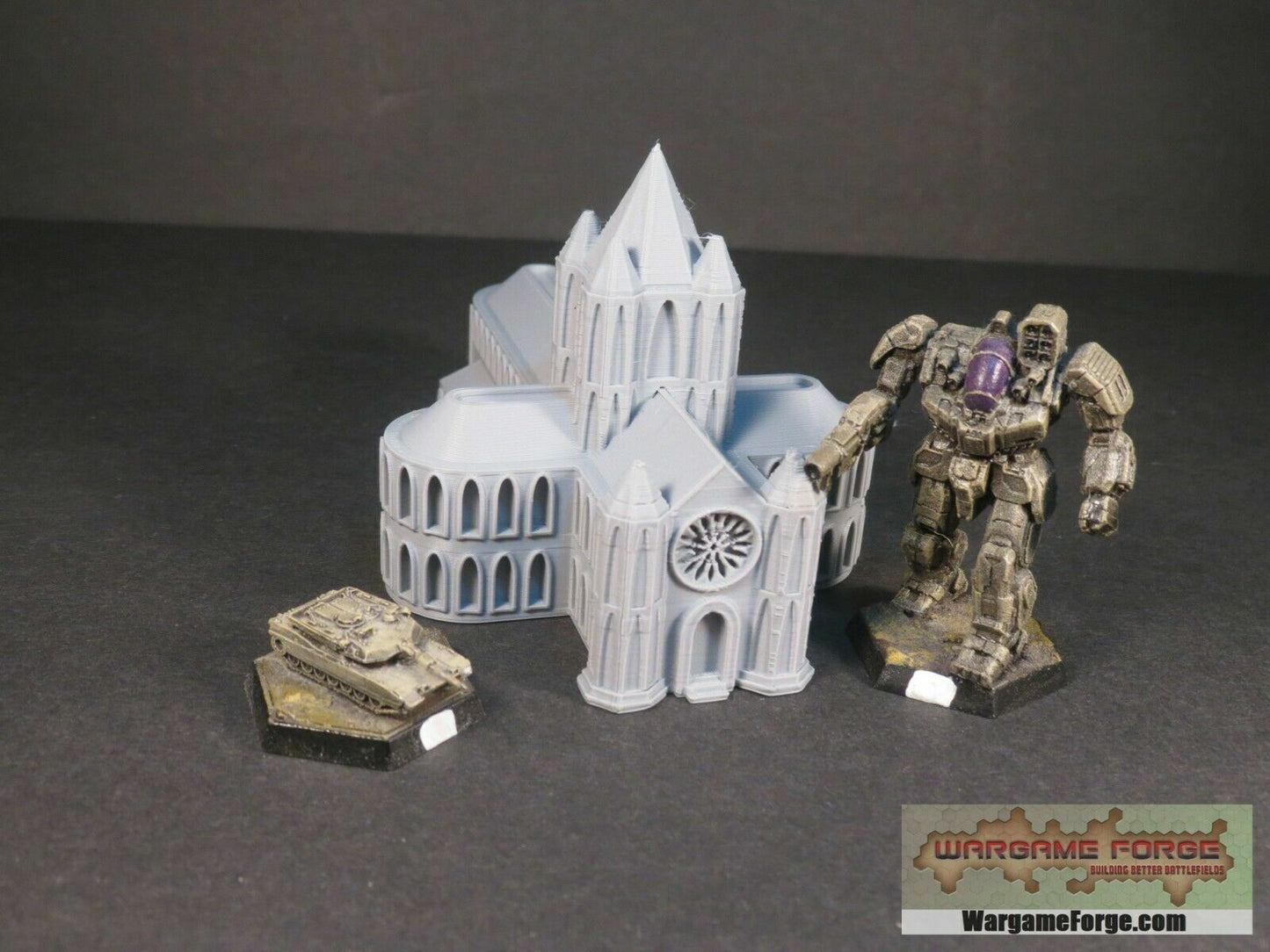 Gothic Cathedral | Tabletop Wargame Terrain | Battletech | Warhammer