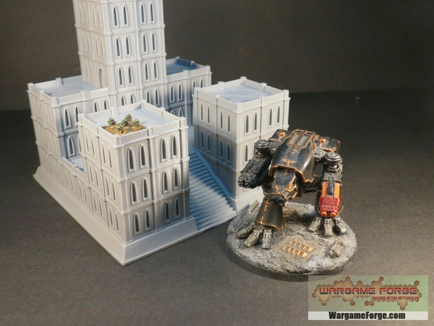 Gothic Imperial Palace | Tabletop Wargame Terrain | Battletech | Warhammer