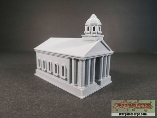 Modern Courthouse | Tabletop Wargame Terrain | Battletech | Warhammer