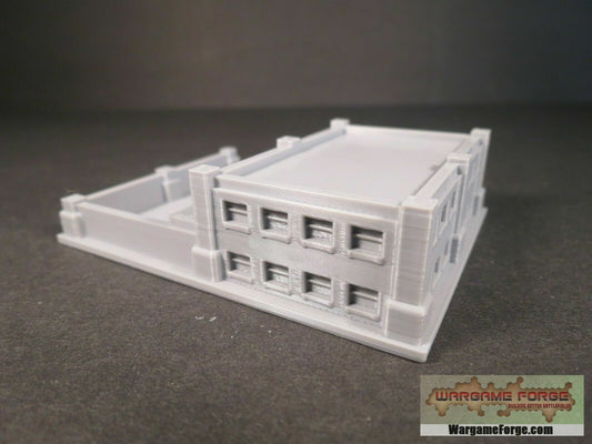 Modern Police Station | Tabletop Wargame Terrain | Battletech | Warhammer