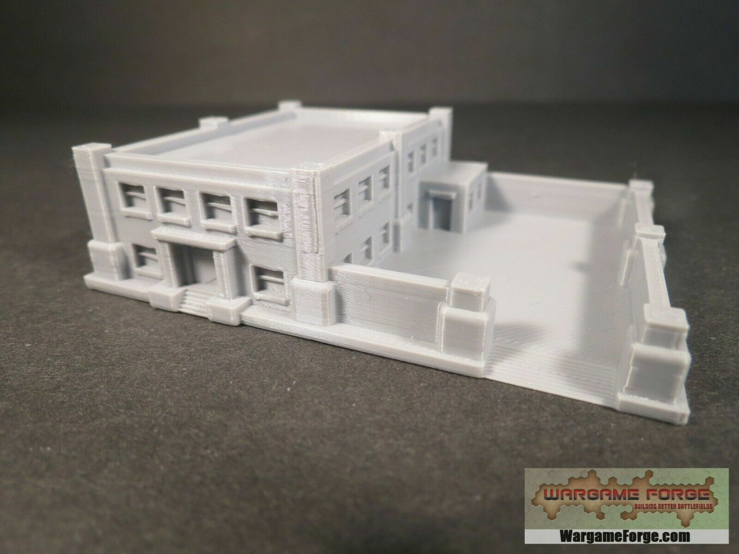 Modern Police Station | Tabletop Wargame Terrain | Battletech | Warhammer