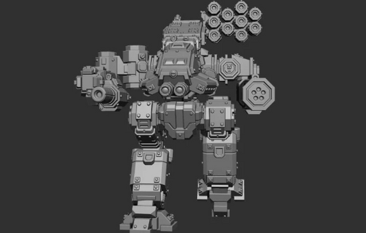 Wackmaster Teuton X2 - Alternate Battletech Mechwarrior Miniatures