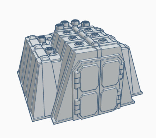 Hardened Mech Factory - Tabletop Wargame Terrain Battletech Warhammer