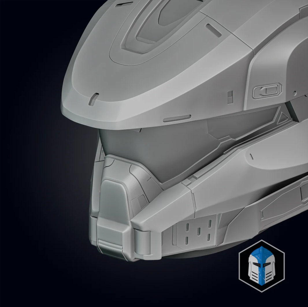 Halo Infinite Cavallino Helmets - 3D Printed Full-Size  - Master Chief's Helmet for Cosplay, Collectors, and Gamers