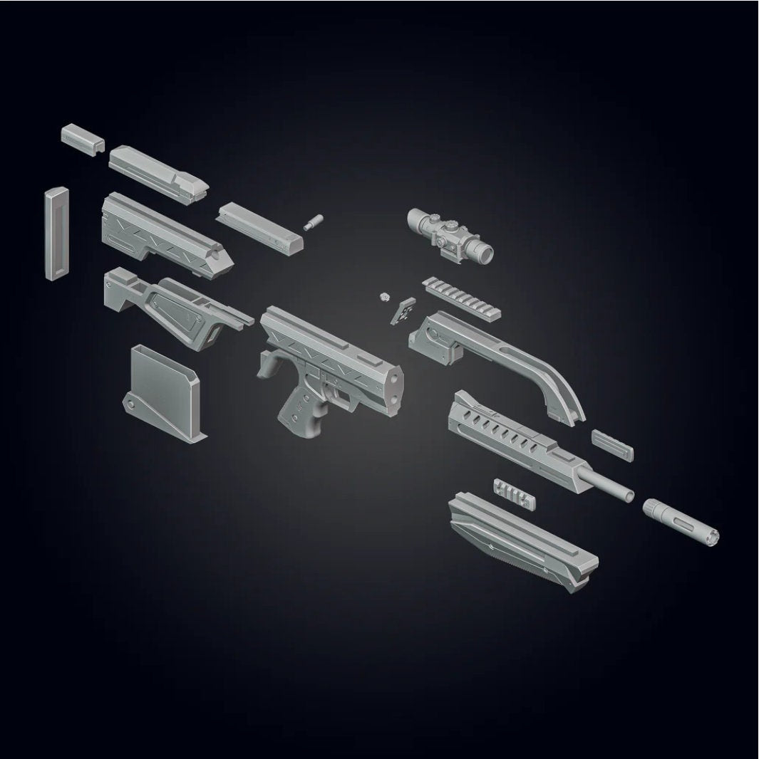 thumbnail image 2 of 35.5 Inch Halo BR55 Foam Battle Rifle Replica – Chief Cosplay Prop For Video Game Costume 2 of 5