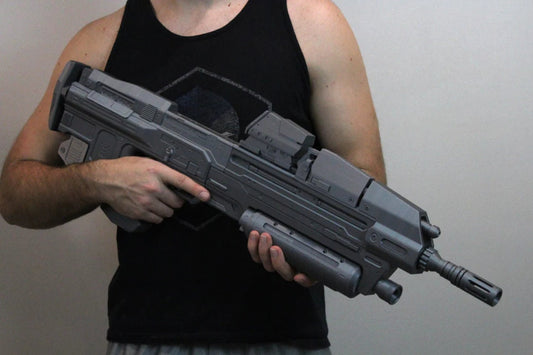 Halo Infinite MA40 AR Replica - 3D Printed Full-Size  - Master Chief's Weaponry for Cosplay, Collectors, and Gamers