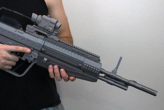 Halo Reach DMR Replica - 3D Printed Full-Size - Master Chief's Weaponry for Cosplay, Collectors, and Gamers