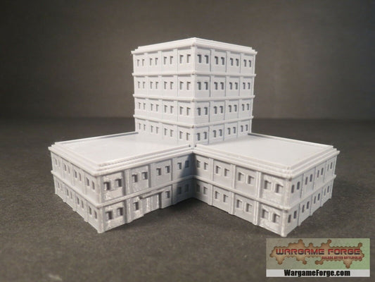 Modern Building 6, Tabletop War Game Terrain Battletech