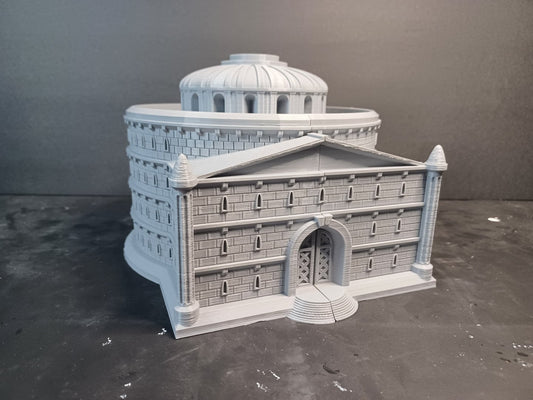 Pantheon of the Loyal Gothic Building, Tabletop War Game Terrain Battletech