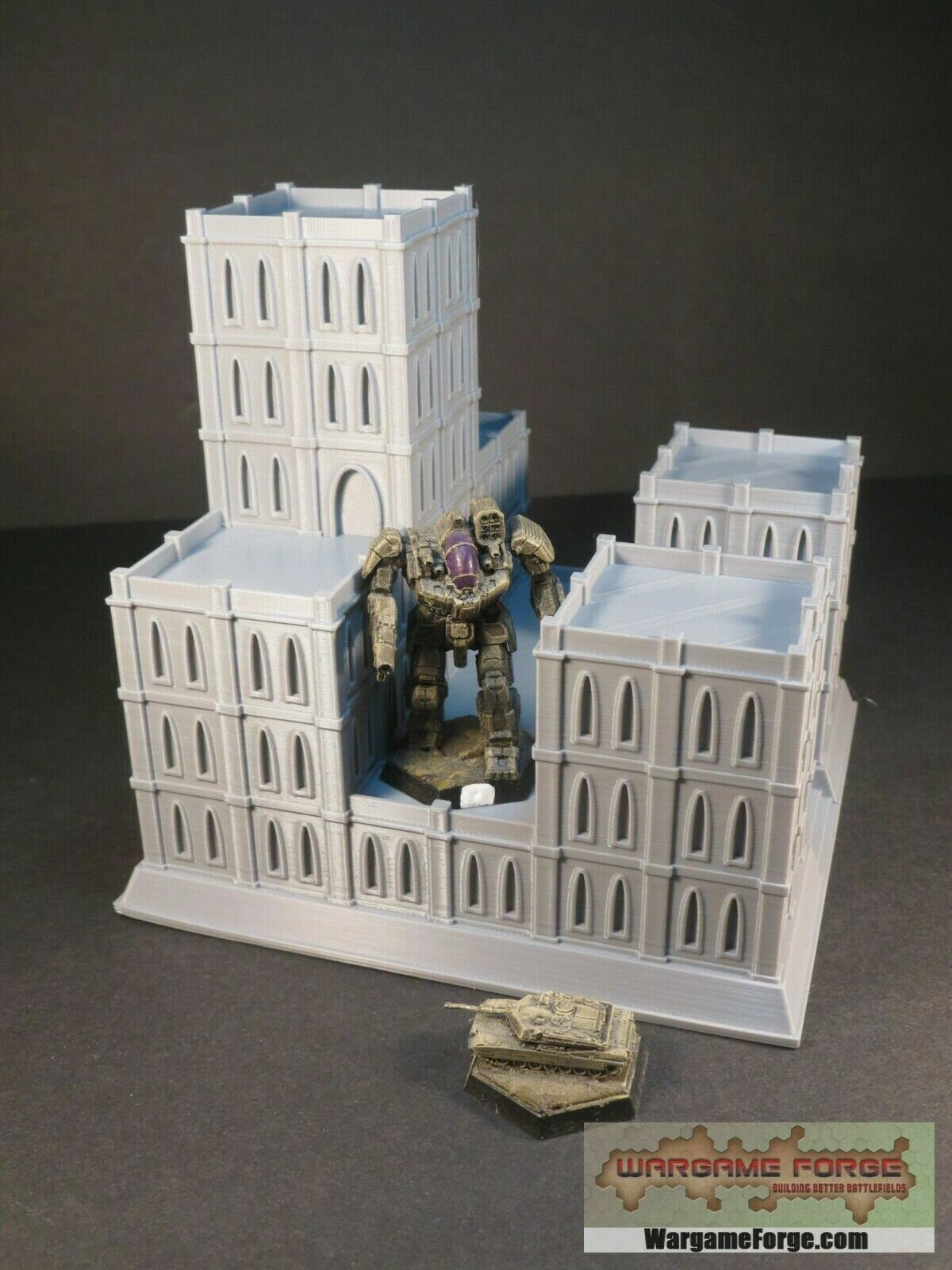 Gothic Imperial Palace - Tabletop War Game Terrain Battletech