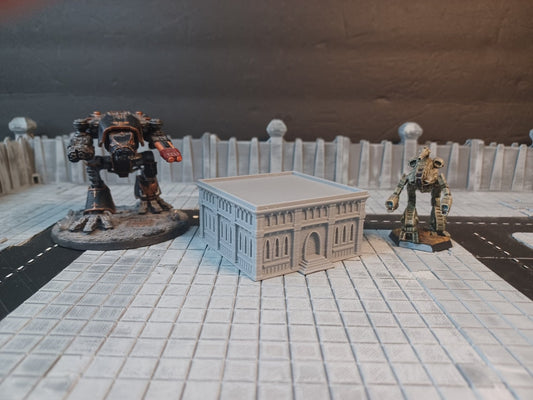 Gothic Building 100 (G100), Tabletop War Game Terrain Battletech