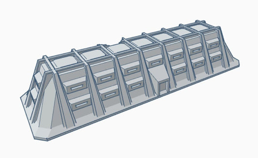 Ruined Military Bunker - Tabletop Wargame Terrain Battletech