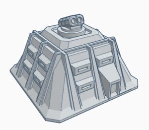 Weapon Emplacement Towers - Tabletop War Game Terrain Battletech