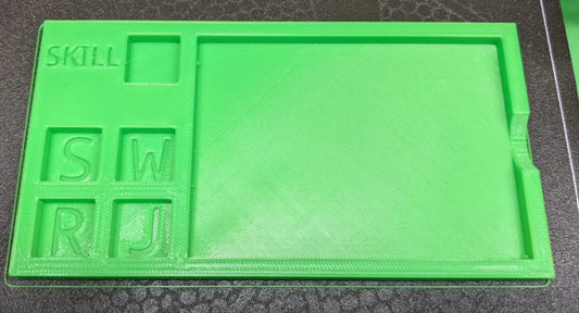 Battletech Alpha Strike Card & Dice Holder - 3D Printed Organizer for MechWarrior Commanders