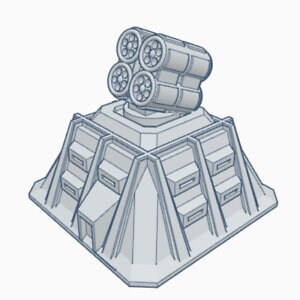 Weapon Emplacement Towers - Tabletop War Game Terrain Battletech