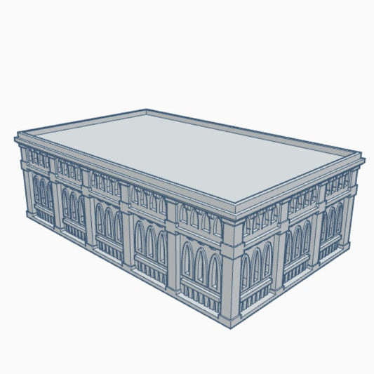 Gothic Building 108, Tabletop War Game Terrain Battletech