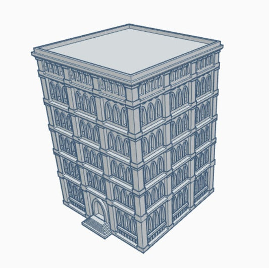 Gothic Building 104 (G104), Tabletop War Game Terrain Battletech