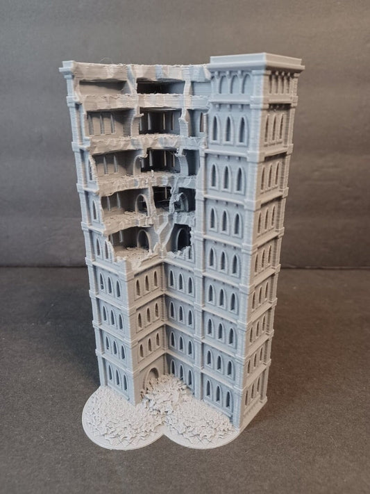 Gothic Ruined Building 51, Tabletop War Game Terrain Battletech