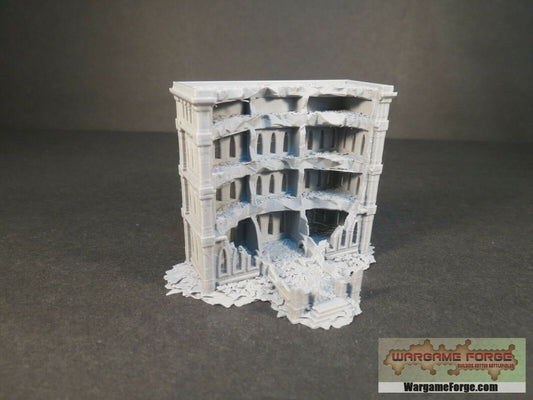 Gothic Epic Ruined Building 7 - Tabletop War Game Terrain Battletech