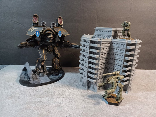 Luxury Apartment Tower, Tabletop War Game Terrain Battletech