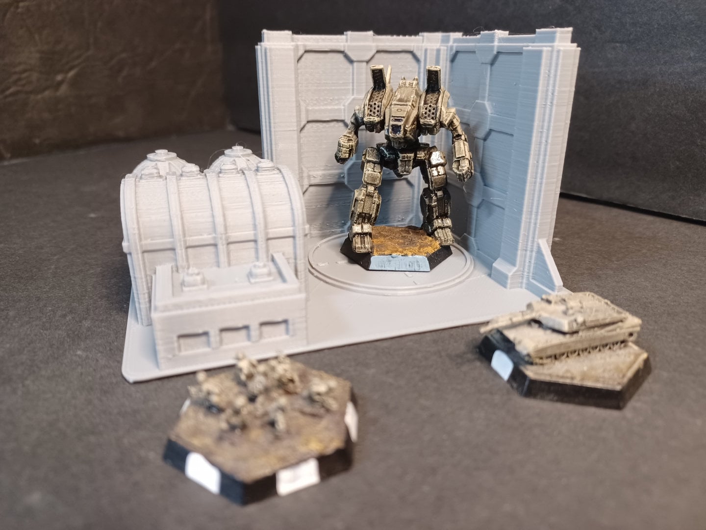 Mech Garage- Tabletop War Game Terrain Battletech – Stickurama