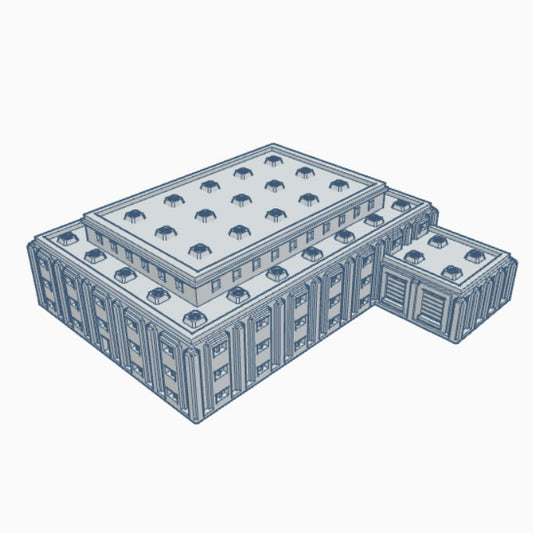 Manufacturing Plant, Tabletop War Game Terrain Battletech