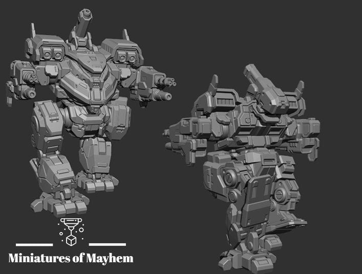 Whale Fish MAZ Alt (By PMW)- Alternate Battletech Mechwarrior Miniatures