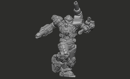 Power Armor "Claw Pose" - Alternate Battletech Mechwarrior Miniatures