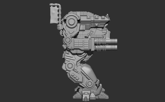 Dragon Warkari Prime Alt 2 (By PMW) - Alternate Battletech Mechwarrior Miniatures