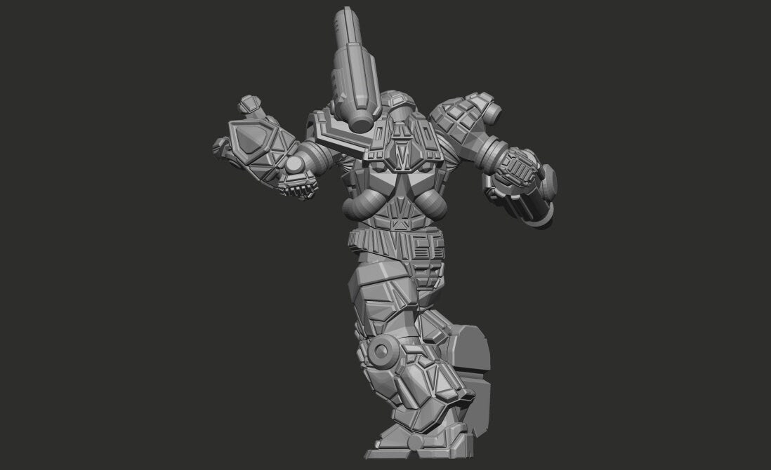 Power Armor "Claw Pose" - Alternate Battletech Mechwarrior Miniatures