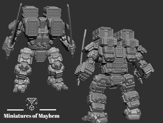 Dragon Brokeback KAZE (By PMW) - Alternate Battletech Mechwarrior Miniatures