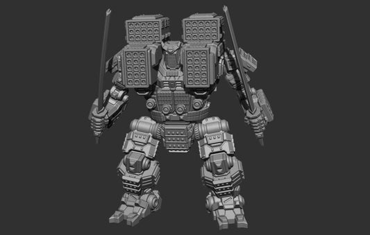 Dragon Brokeback KAZE (By PMW) - Alternate Battletech Mechwarrior Miniatures