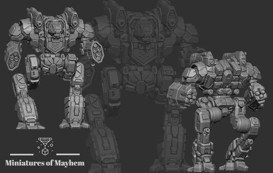 Crimson Cobra Prime (By PMW) - Alternate Battletech Mechwarrior Miniatures