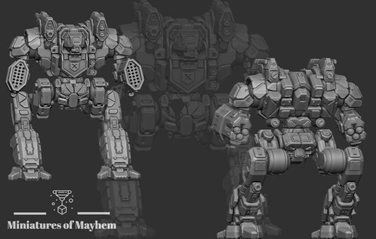 Crimson Cobra B (By PMW) - Alternate Battletech Mechwarrior Miniatures