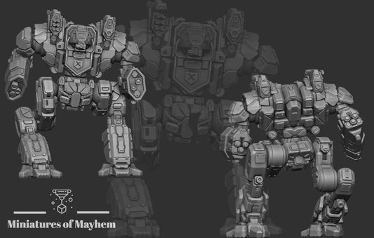 Crimson Cobra D (By PMW) - Alternate Battletech Mechwarrior Miniatures