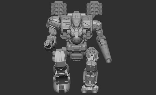 Ripper 12X Alt Pose (By PMW)- Alternate Battletech Mechwarrior Miniatures