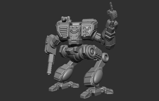 Nightsaber "Vulgar Pose" - Alternate Battletech Mechwarrior Miniatures