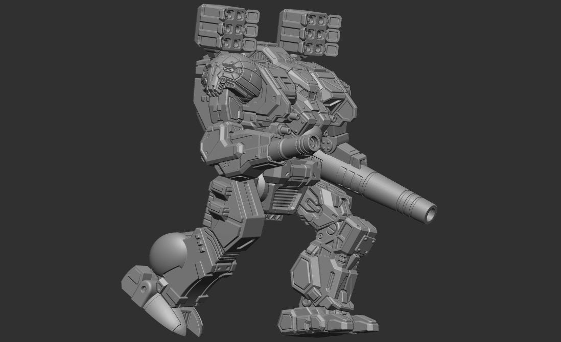 Mw Ripper Ripper 12X Alt Pose (By PMW)- Alternate Battletech Mechwarrior Miniatu ...