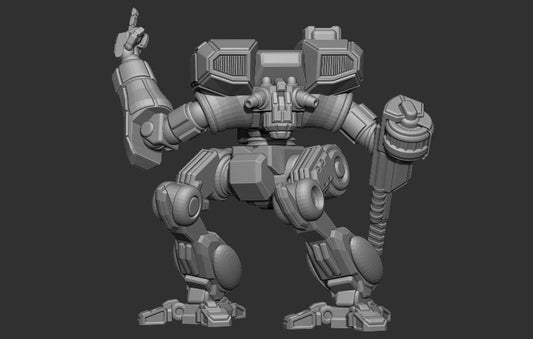 Nightsaber "Vulgar Pose" - Alternate Battletech Mechwarrior Miniatures