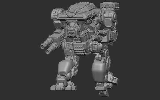 Dragon Warkari Prime Alt 1 (By PMW) - Alternate Battletech Mechwarrior Miniatures