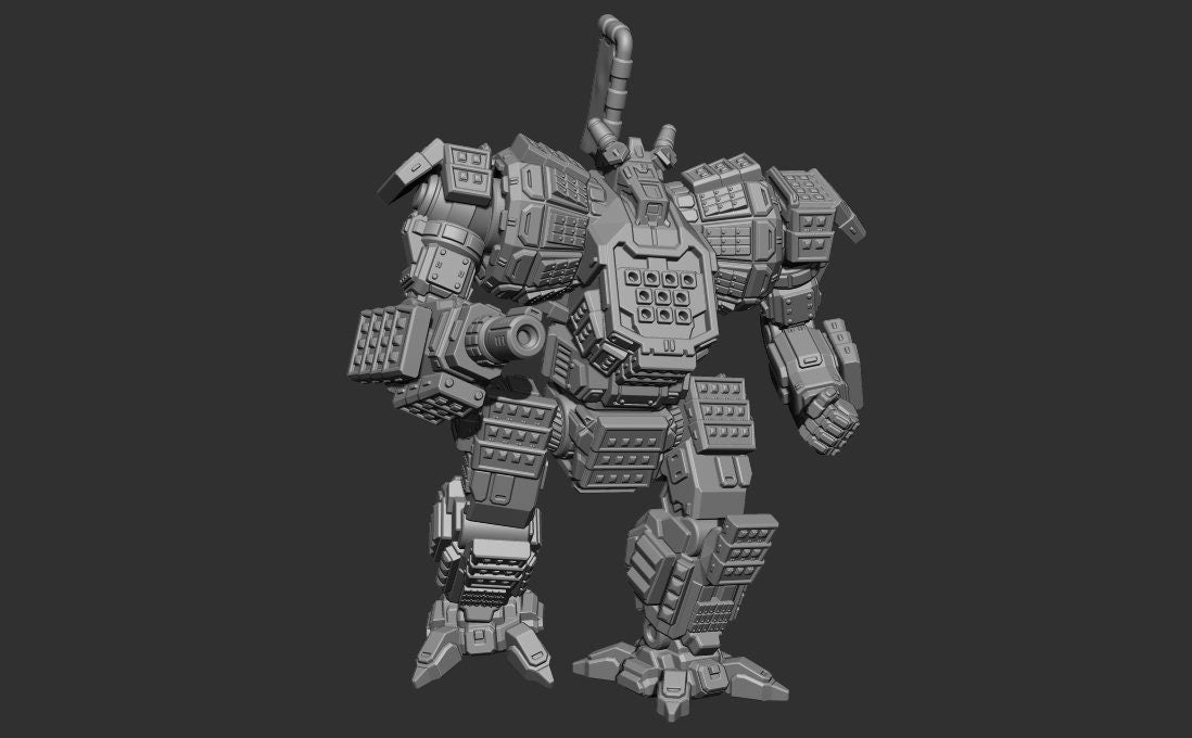 Dragon Warmartell 8K (PMW) - Miniatura Alternativa Per Battletech Mechwarrior - Foto 5