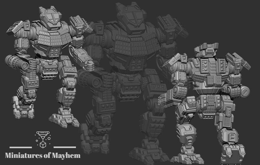 Dragon Pansa 10K (By PMW) - Alternate Battletech Mechwarrior Miniatures