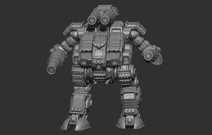 Dragon Warmartell 8K (PMW) - Miniatura Alternativa Per Battletech Mechwarrior - Foto 3