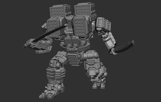 Dragon Brokeback KAZE Alt (By PMW) - Alternate Battletech Mechwarrior Miniatures