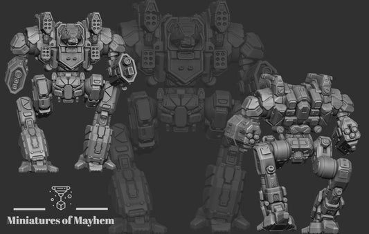 Crimson Cobra F (By PMW) - Alternate Battletech Mechwarrior Miniatures