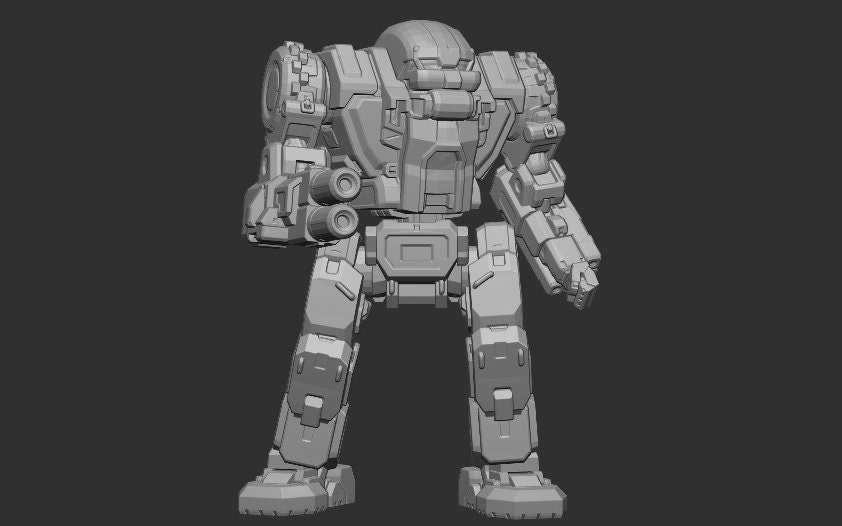 GAR-Prime "Man O' War" - Alternate Battletech Mechwarrior Miniatures