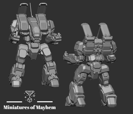 ARC-1A "Archer-Bird Salute"- Alternate Battletech Mechwarrior Miniatures