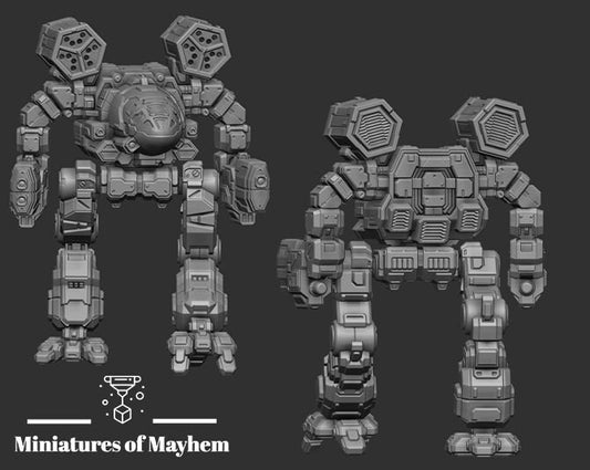 Splinter Wulf Bounty Hunter 2 (By PMW)- Alternate Battletech Mechwarrior Miniatures