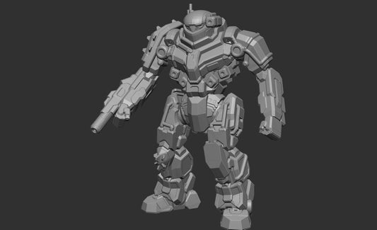 BL6-KNT "Black Knight" - Alternate Battletech Mechwarrior Miniatures